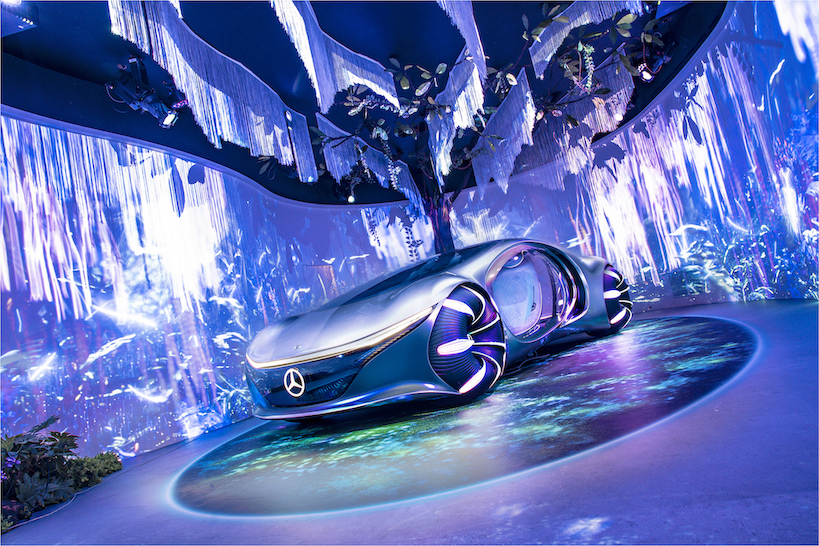 來自未來的絕美物種  Mercedes-Benz VISION AVTR 電動概念車