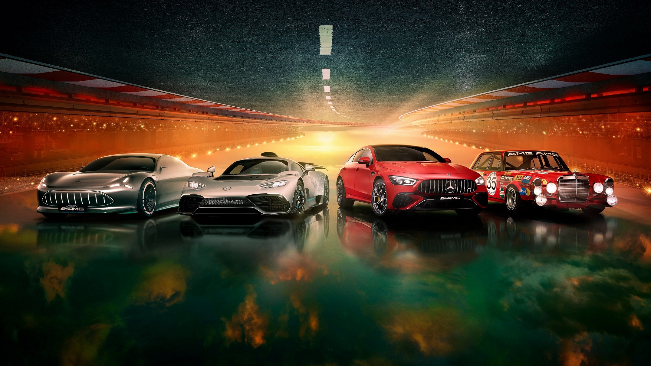 全球名人見證 Mercedes-AMG 55週年
