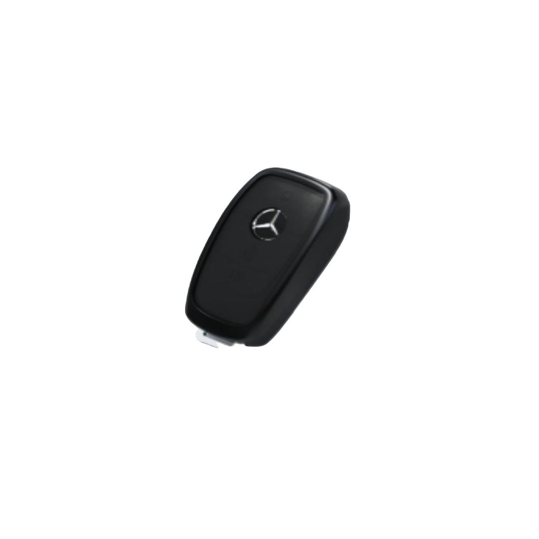Mercedes-Benz鋁合金邊框皮套(四方型霧黑)
