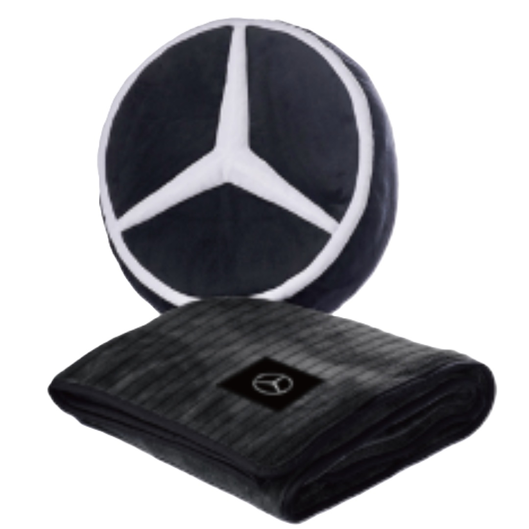 Mercedes-Benz 兩用抱枕毯